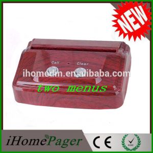 call/cancel menu board wireless waiter paging transmitter