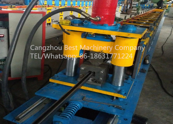 Steel Unistrut Solar Rack C Channel Chain Gear Box Driven Roll Forming Machine