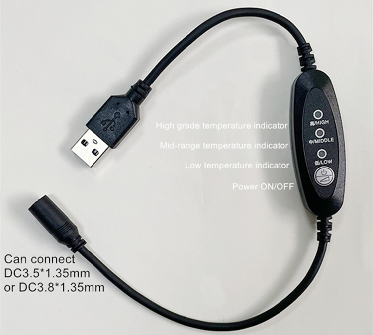 Multifunction Male Female Cable Pure Copper Braid Shielding 13cm