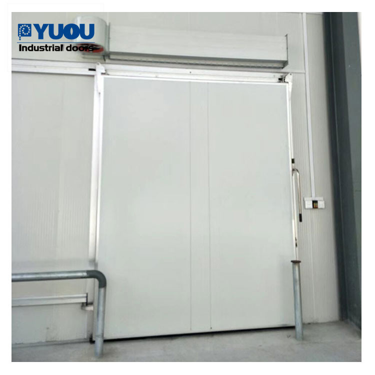 Steel Freezer Room Door Automatic Double 220V Cold Storage 45℃