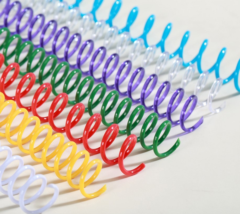 36 48 Loops PVC Plastic Spiral Binding Ring 1-3/4" For School