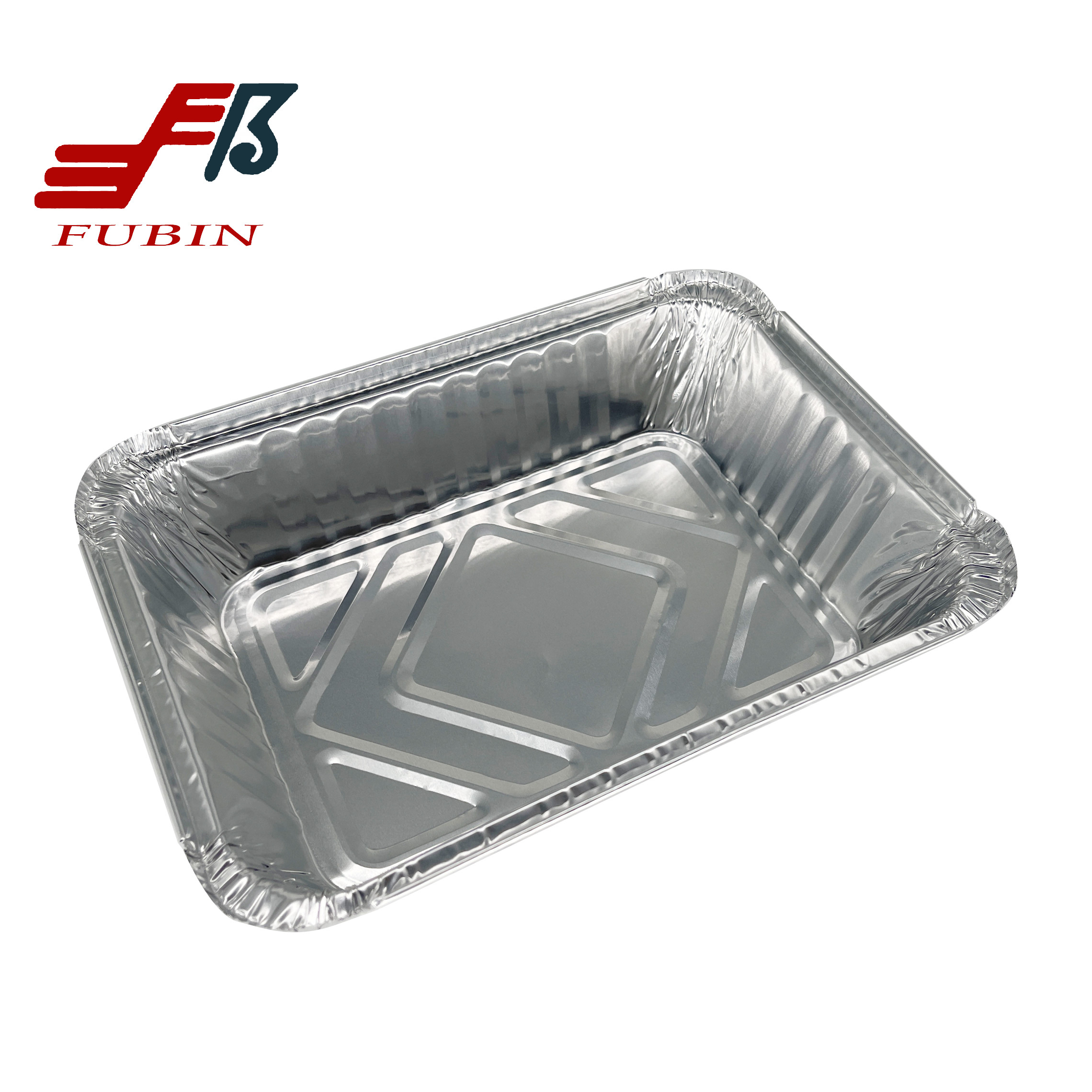 FDA 33.8oz Rectangular Foil Trays Metal Foil Container For Heating
