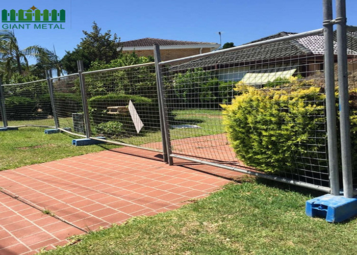 Australia 6x12 Portable 2.1m High Galvanized Temporary Fence Panel