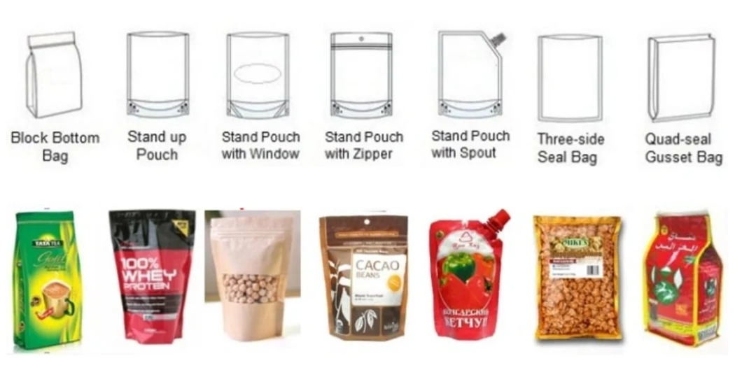 Horizontal Rotary Biscuit Packaging Machine Powder Pouch Packing Machine