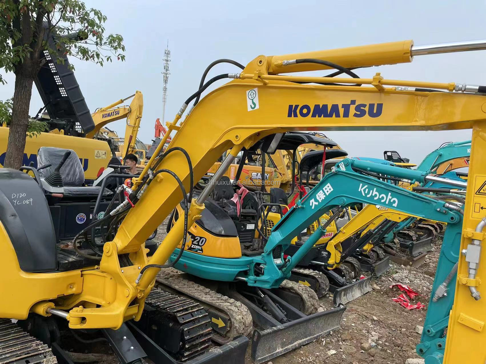 mini crawler excavator in stock used komatsu pc30/low price used komatsu mini digger pc 30 on sale