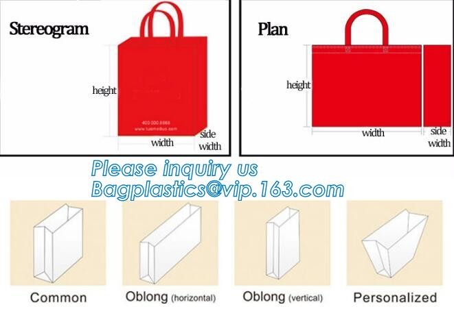 Flower carrier bag with different color customized pot plants kraft paper bag with handle,stamping logo fancy paper flow