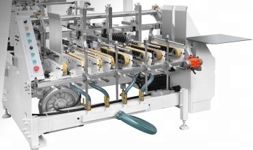 Corrugated Cardboard Folding And Gluing Machine