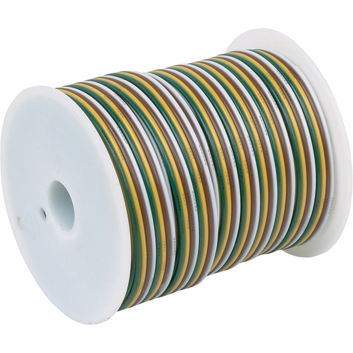 Pvc 7x14 Gauge Awg 100 Copper Stranded Trailer Cable