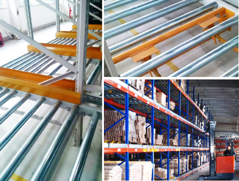 Gravity Storage Racking  Warehouse Gravity Pallet Rack Pallet Flow Rack