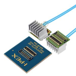  High Density Low Power Mid-Board Optical Module PCB Connector 21001-042E-01 To IPEX LIGHTPASS-EOM 100G 88001-000T-25-01 Manufactures