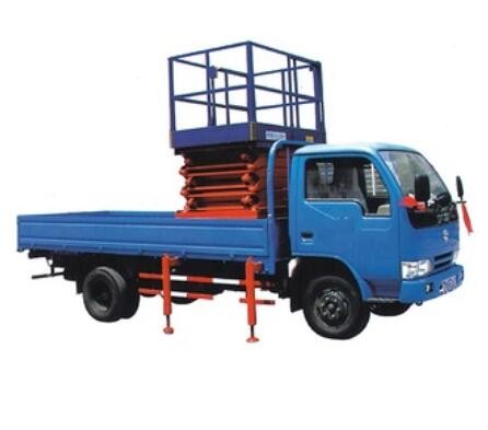 16M Truck Mounted Scissor Lift Aerial Work Platform 300Kg Loading for Hotel Exhibition Hall​