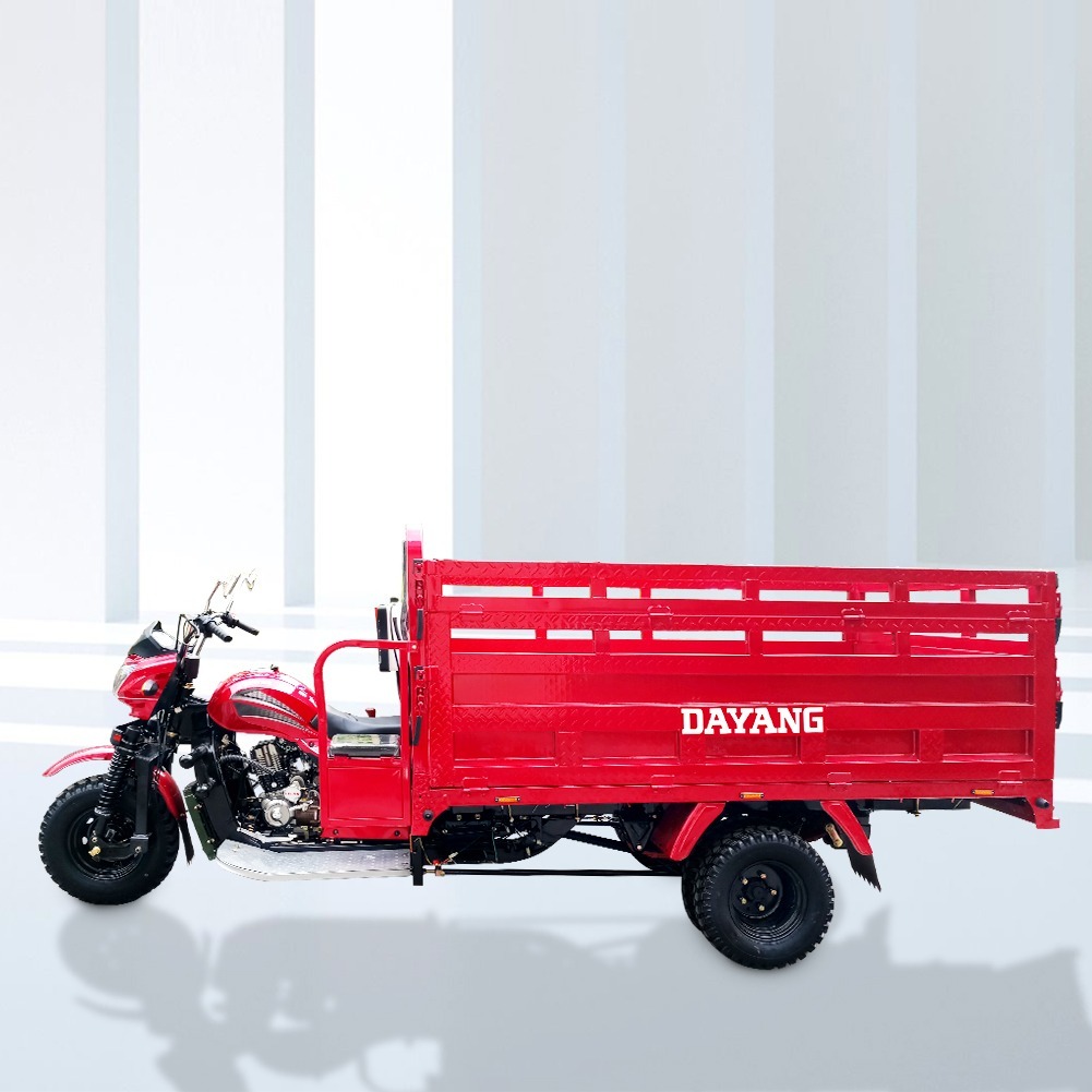 300cc Heavy Duty Q8 5 Wheels Motorized Cargo Tricycle for Passenger Transportation