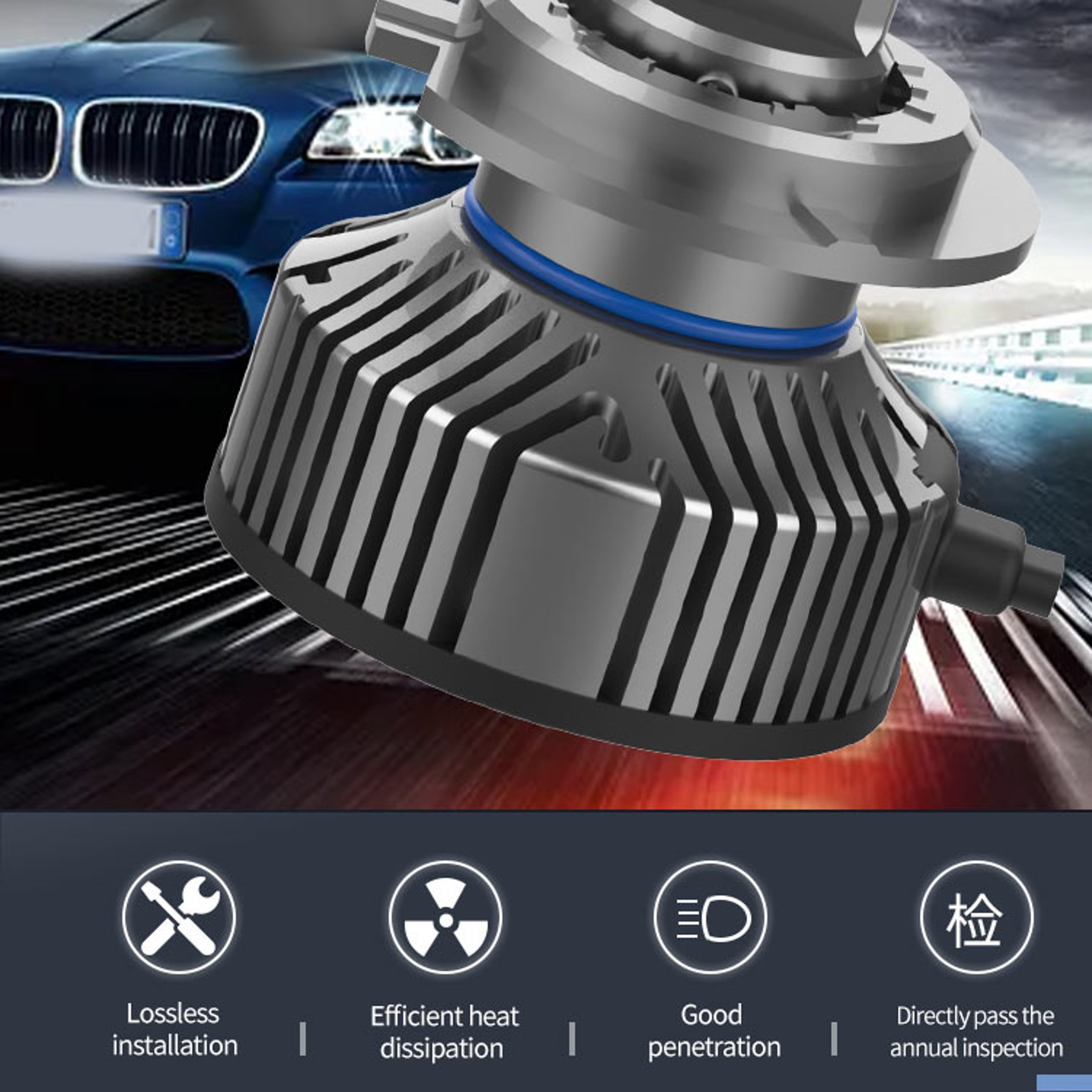 Motorcycle Light Accessories Car Fog Light LED LED Fog/Driving Lights Onsite Metering