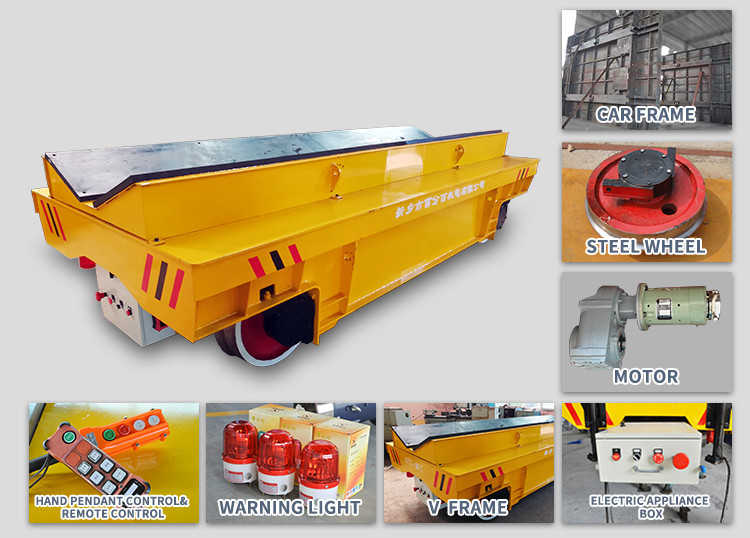 15 Tons Electric Motorized Floor Coil Transfer Trolley