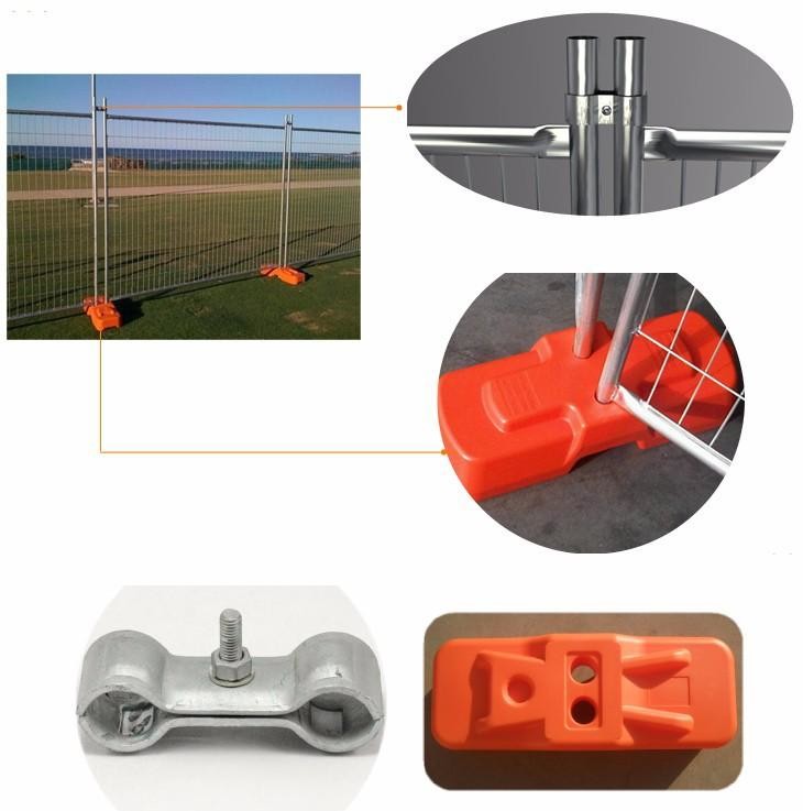 Mobile Portable Temporary Fencing Iron Steel Temporary Security Fencing Australia Standard
