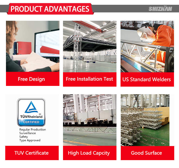 LED Screen Hanging Lighting Truss Music Stage Spigot Bolt Truss