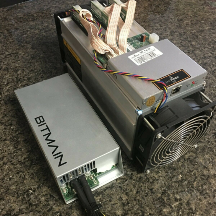 Second Hand BCH BTC BSV Antminer S9 14T 1400W