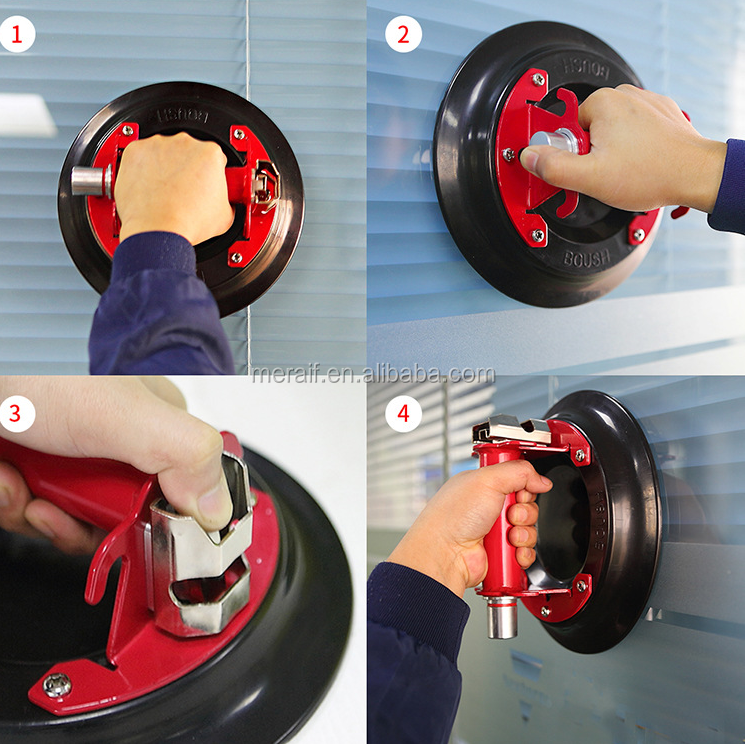Meraif Glass Lifter Car Dent Puller, Vacuum Lifter for Glass/Tiles/Mirror/Granite Lifting, Gripper Sucker Plate