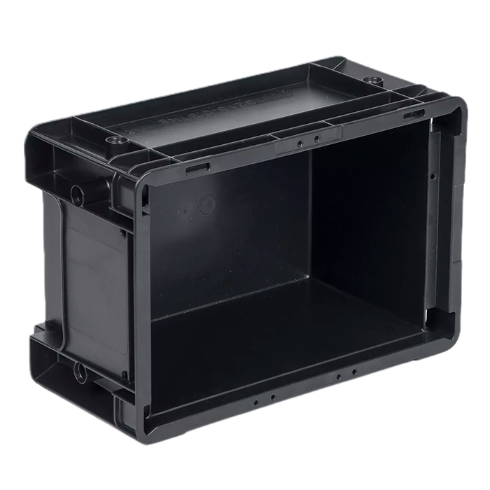 Reusable Plastic Crates For Auto Parts 300x200x147mm External Size Stackable