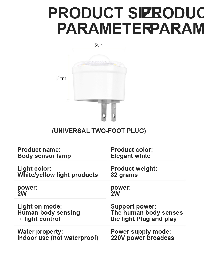 LED Wall Light With Human Body Motion Sensor Waterproof and Long Lifespan hours 50000