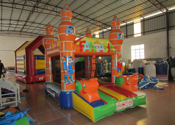 Mini inflatable fantasia bouncy small size inflatable mini jumping house for kids under 5 years old with printing