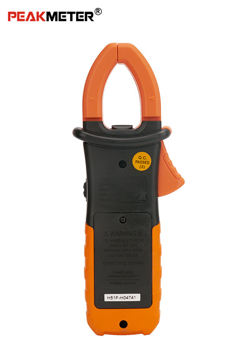 Current Measurement Multimeter Clamp Meter , Electrical Digital Ac Clamp Meter