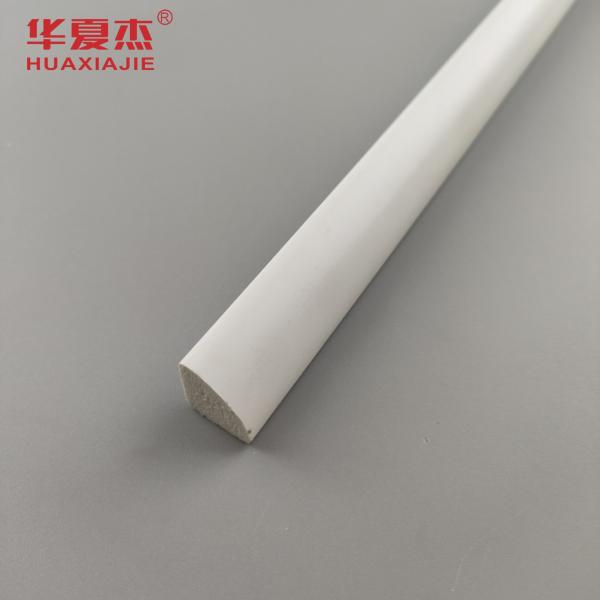 Hot Sale Pvc Moulding 1/2'' Quarter Round White Vinyl 12' Waterproof Profile Pvc