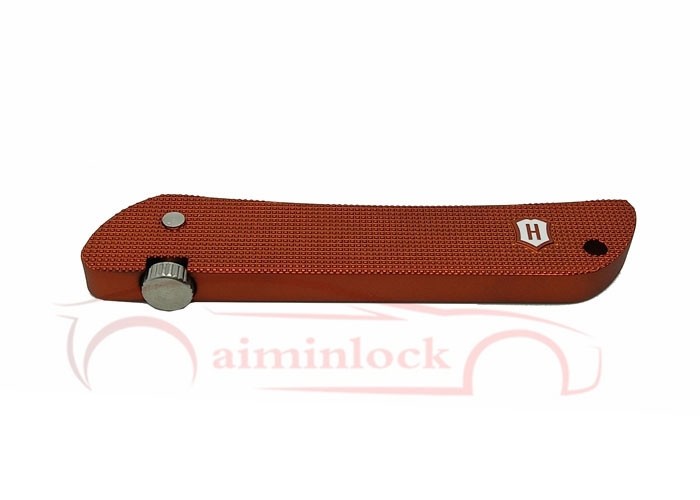 High Quality Stainless Steel Foldable 7 in 1 Lock Picking Set Locksmith Tools (Red）