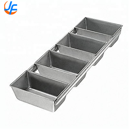RK Bakeware China- 4 Straps Nonstick Aluminum Loaf Pans/ Aluminumized Bread Pan