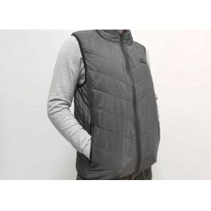 Windproof Far Infrared Heated Jacket With Zipper Pockets