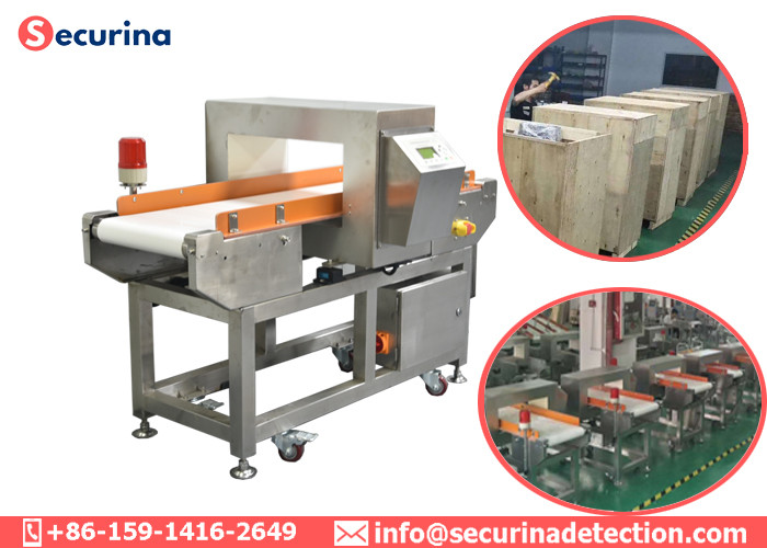 250Kgs Industrial Metal Detector Conveyor Customized Dimension Chinese / English Menu