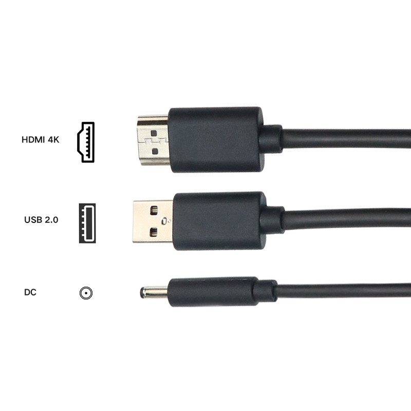 playstation vr cable 5M length PVC Black 3in1 vr cable for HTC VIVE
