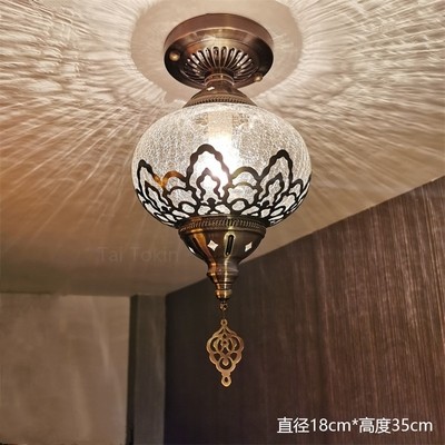 Newest style Turkish ethnic customs handmade Mosaic lamp romantic cafe restaurant bar tree Pendant light(WH-DC-19)