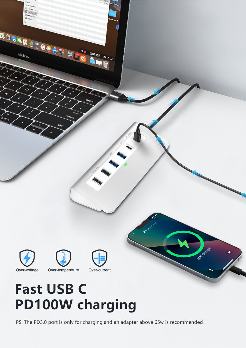 Additional Features 9 in 1 USB-C Docking Station with User Manual and Compact Design Included