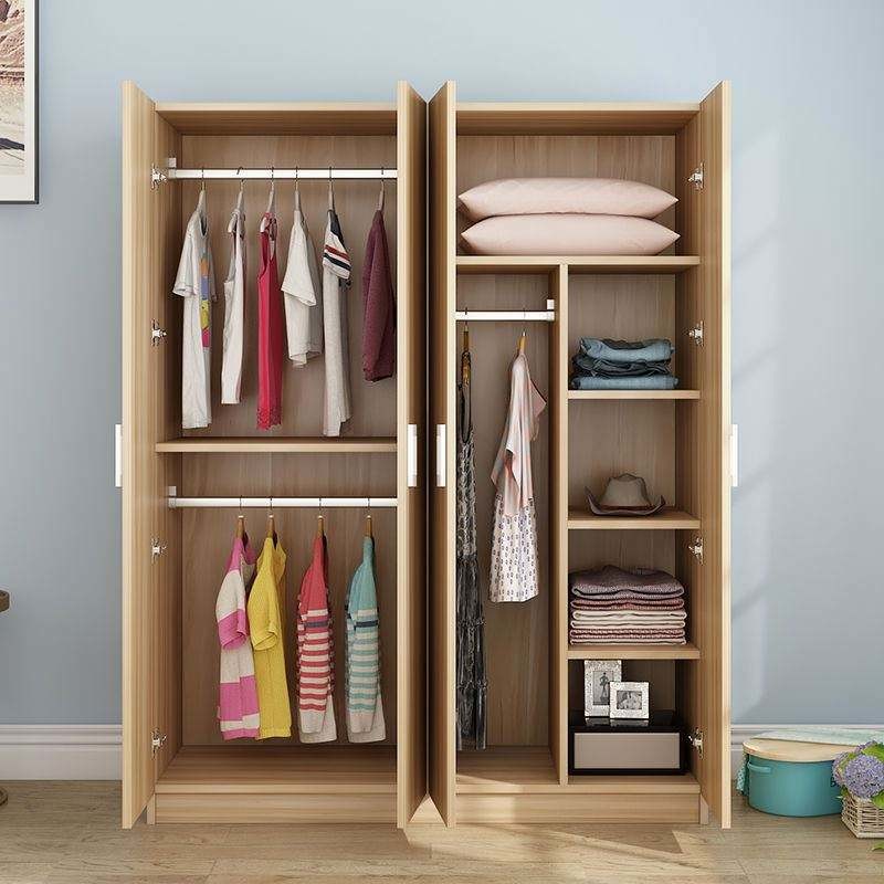 Fashionable Modern Wood Furnitures Adjustable Custom Wardrobe Cabinets