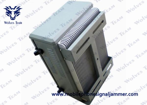 Outdoor Jammer Mobile Phone Signal Blocker Six Bands Rechargeable Battery Built