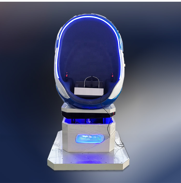 VR attractions virtual reality vr single chair equipment 9d egg vr cinema for shopping mall