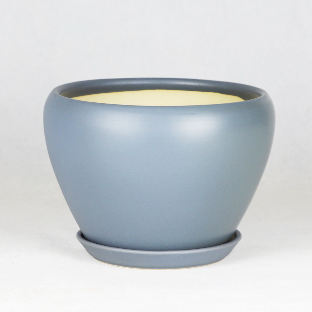 Elegant Round Ceramic Pots For Your Home Or Business Various Sizes Available