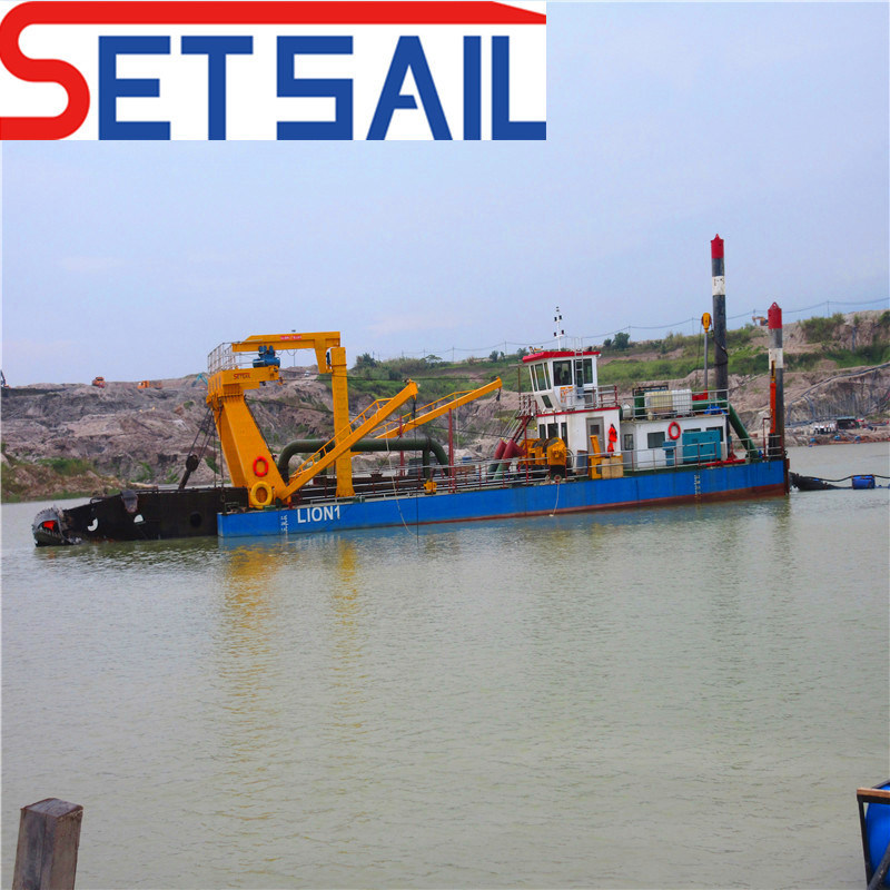 hydraulic Diesel Engine Water Flow 4500m3 22inch Cutter Suction Dredger