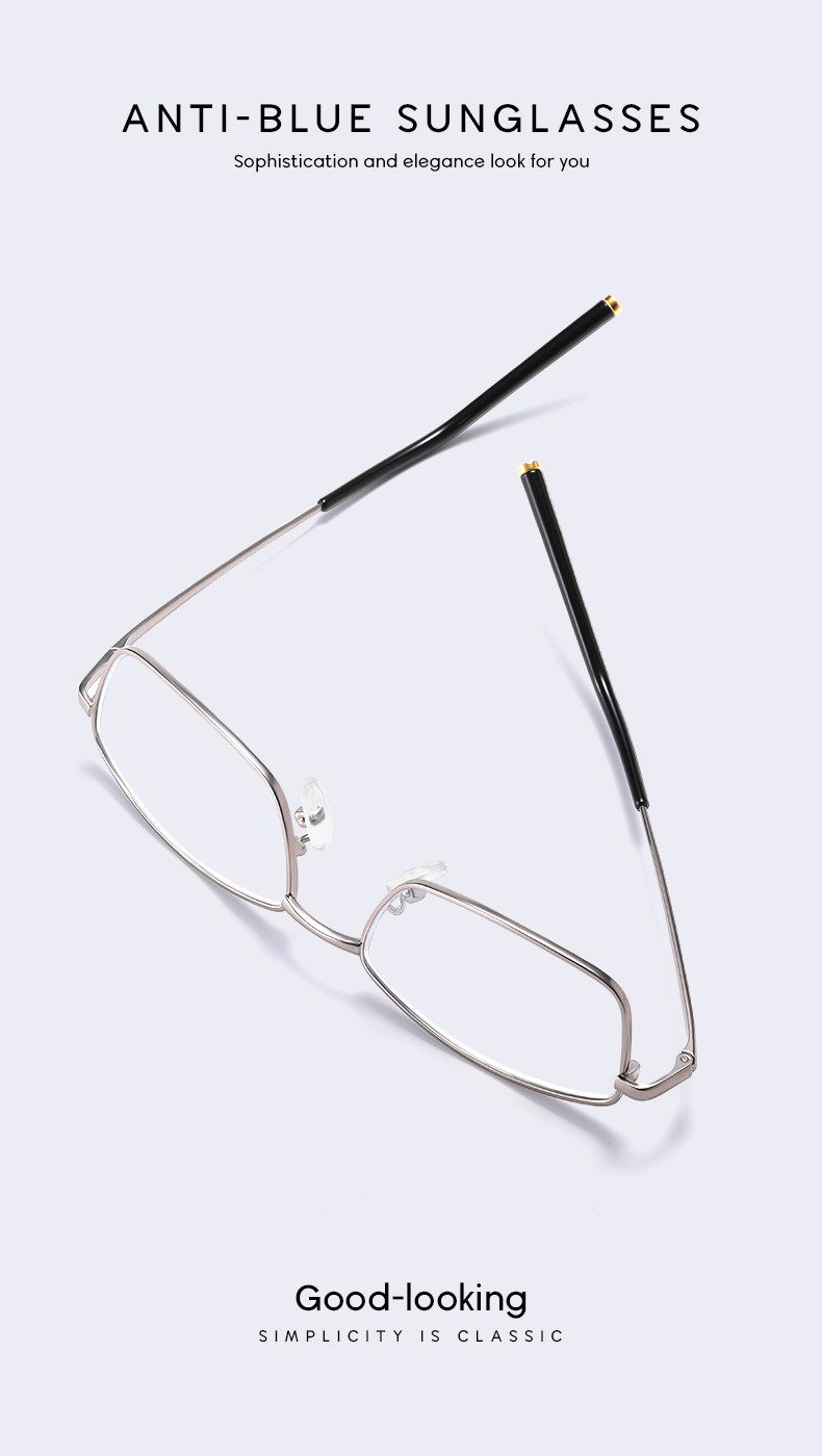 Fashion 136MM Anti Blue Light Reading Glasses Men Women'S Computer