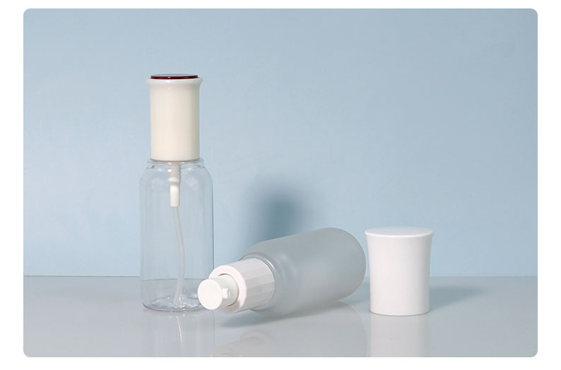 PETG Custom Plastic Bottles 60ml Cosmetics Packaging Set Luxury For Skin Care
