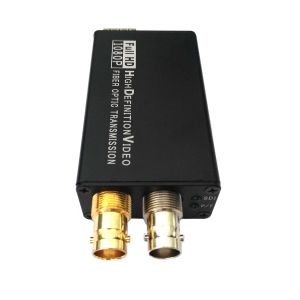 SMF LC Fiber Connector Sdi To Optical Fiber Converter 20KM Tally and loop out