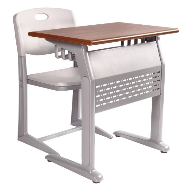 Fixed Height Double Student Desks Environmentally Friendly Classroom Tables And