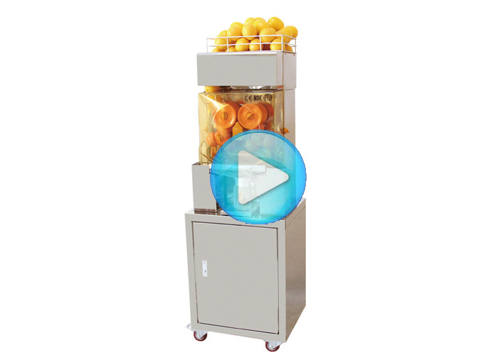 High Output Industrial Orange Juice Extractor With Automatic Feeder For Restaurant