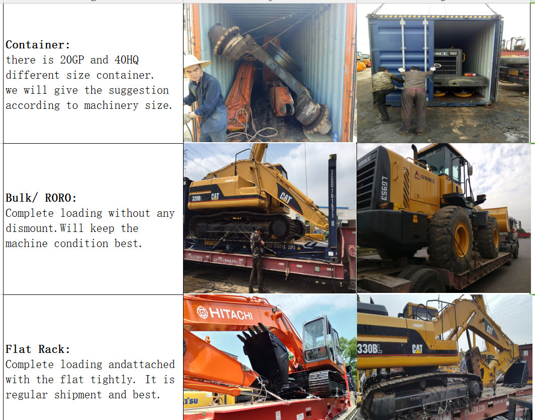 Japan Made CAT Hitachi Crawler Excavators , Used 330BL 320BL EX300 EX200 Cheap Price Excavator For Sale