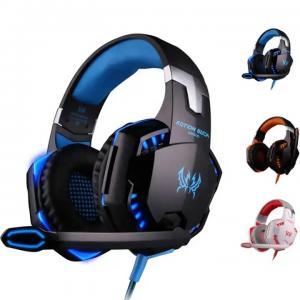  Computer Stereo Gaming Headphones Kotion EACH G2000 With Mic LED Light Earphone Over Ear Wired Headset For PC Game Manufactures