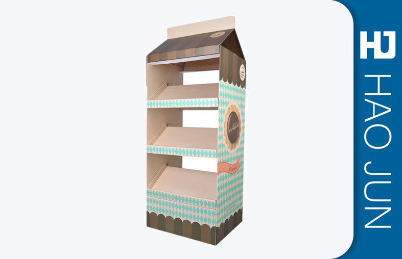 Luxury Beautiful Cardboard Display Stands For Medicine , Glossy Lamination