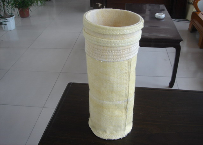 FMS High Temperature Filter Bag For Cement Plant 130*5200mm With PTFE Membrane Coated