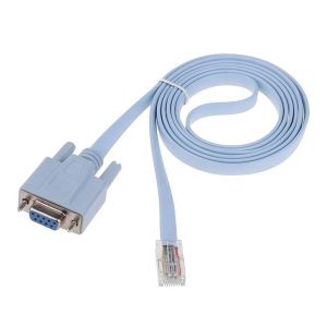 1.8M RS232 DB9 PIN Female to RJ45 Network Console Cable for Cisco Router Switch