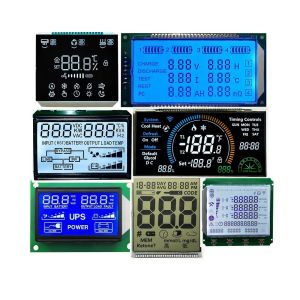 7 Segmental Digital Solar Inverter LCD Display Screen Black VA -20-70C with and